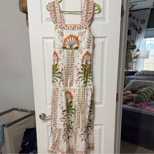 Floral Sleeveless Maxi Dress